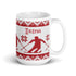 Nordic Skier Personalized Knitting Mug